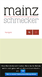 Mobile Screenshot of mainz-schmecker.de